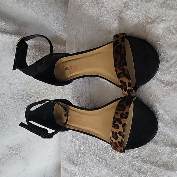 Celestine Leopard Wedge - Picture 1 of 6